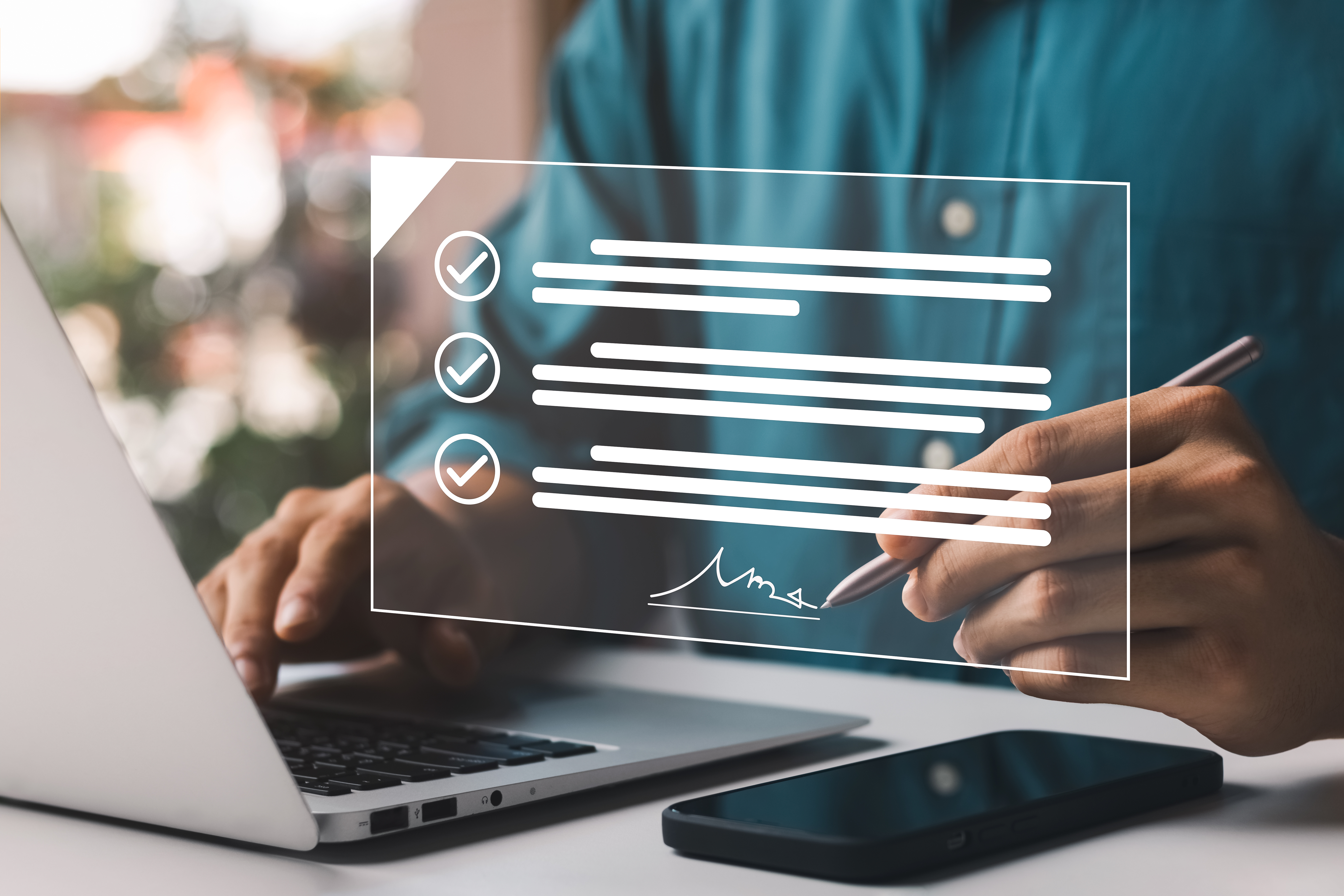White-label remote e-signature service